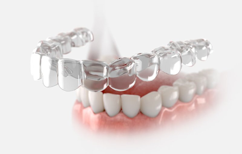 Transparent retainer for teeth alignment, symbolizing post-Invisalign treatment options and orthodontic care at North York Smile Centre